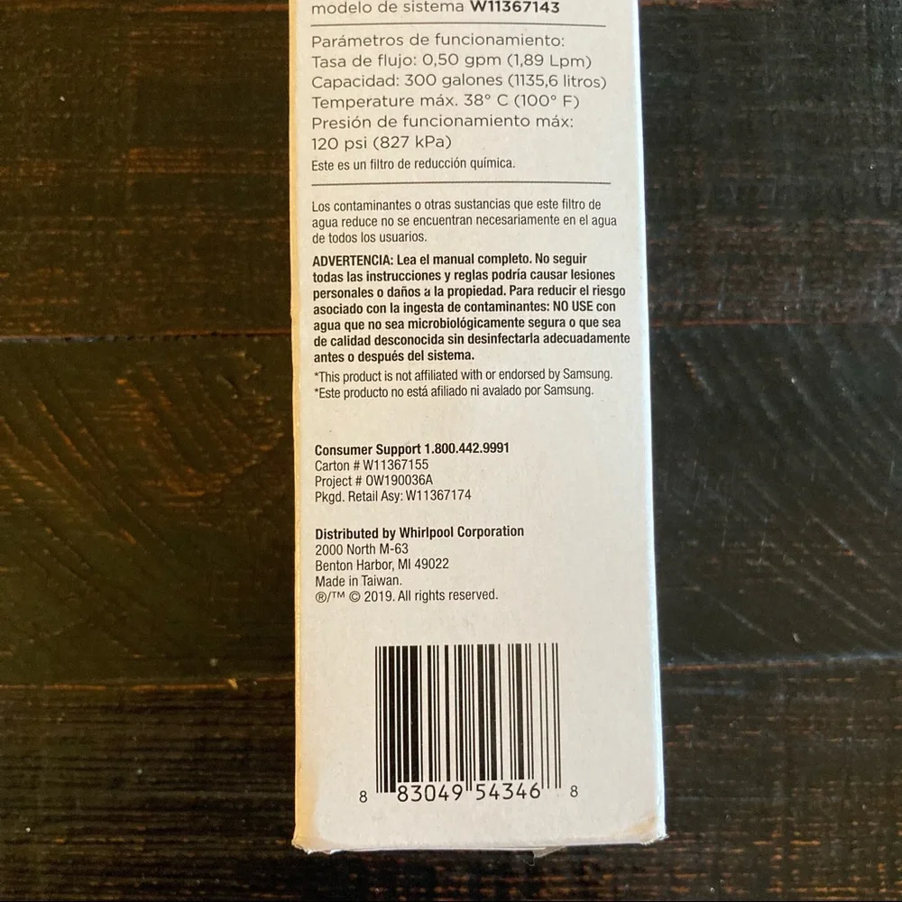 Refrigerator Filter Everydrop Value Filter S2 Compare to Samsung HAF-CIN - Picture 9 of 12